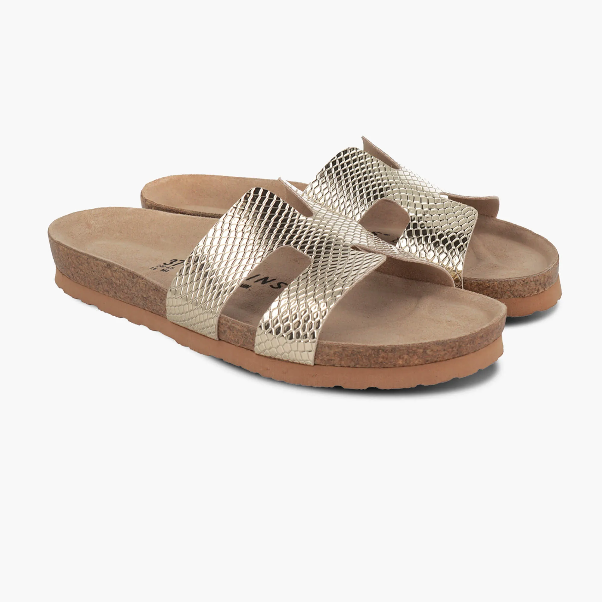Hilary Gold Sandals