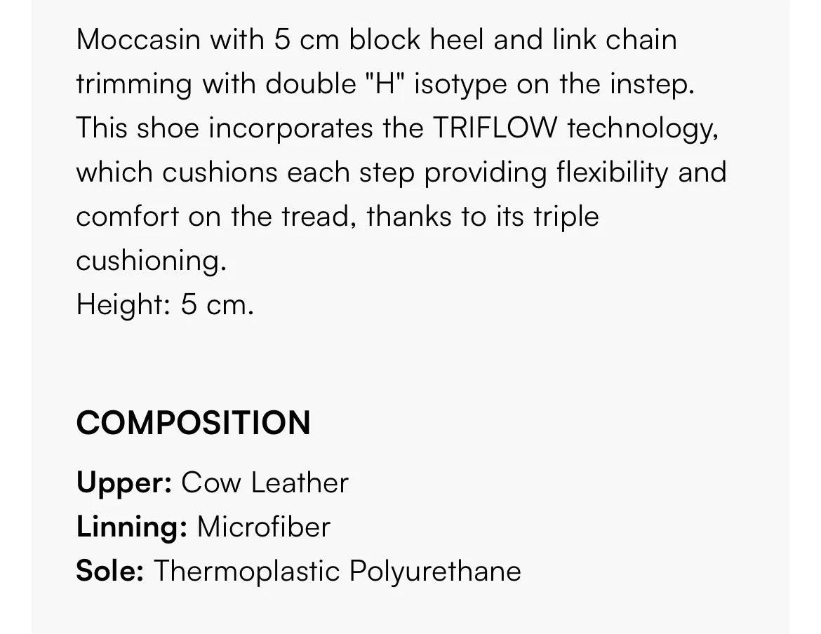Hispanitas black patent block heeled loafer