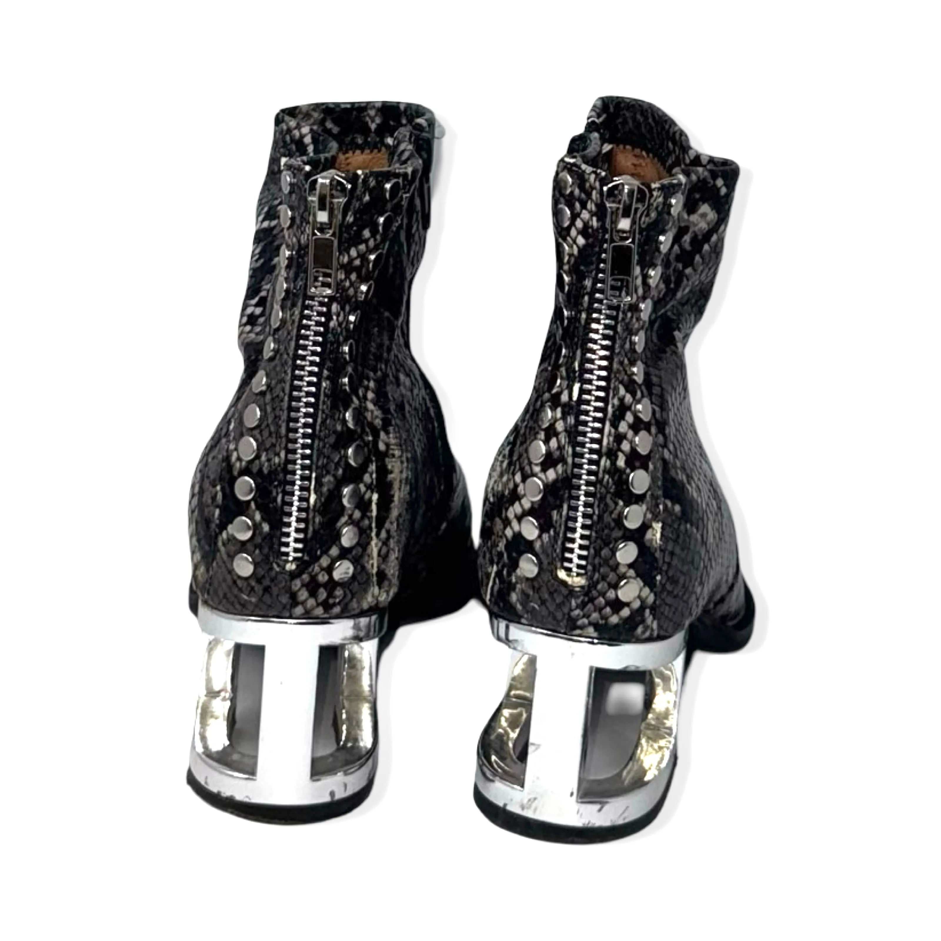 Jeffrey Campbell Snake Print Booties