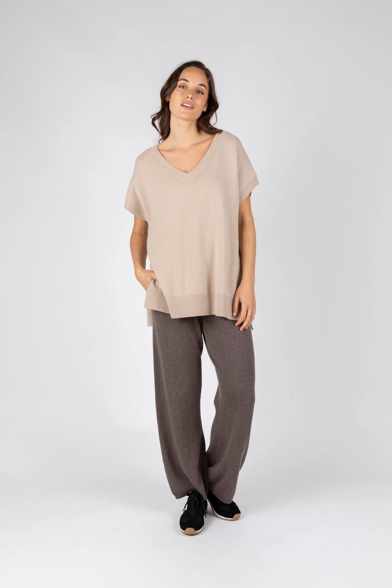 Madison Knit Pant - Ash