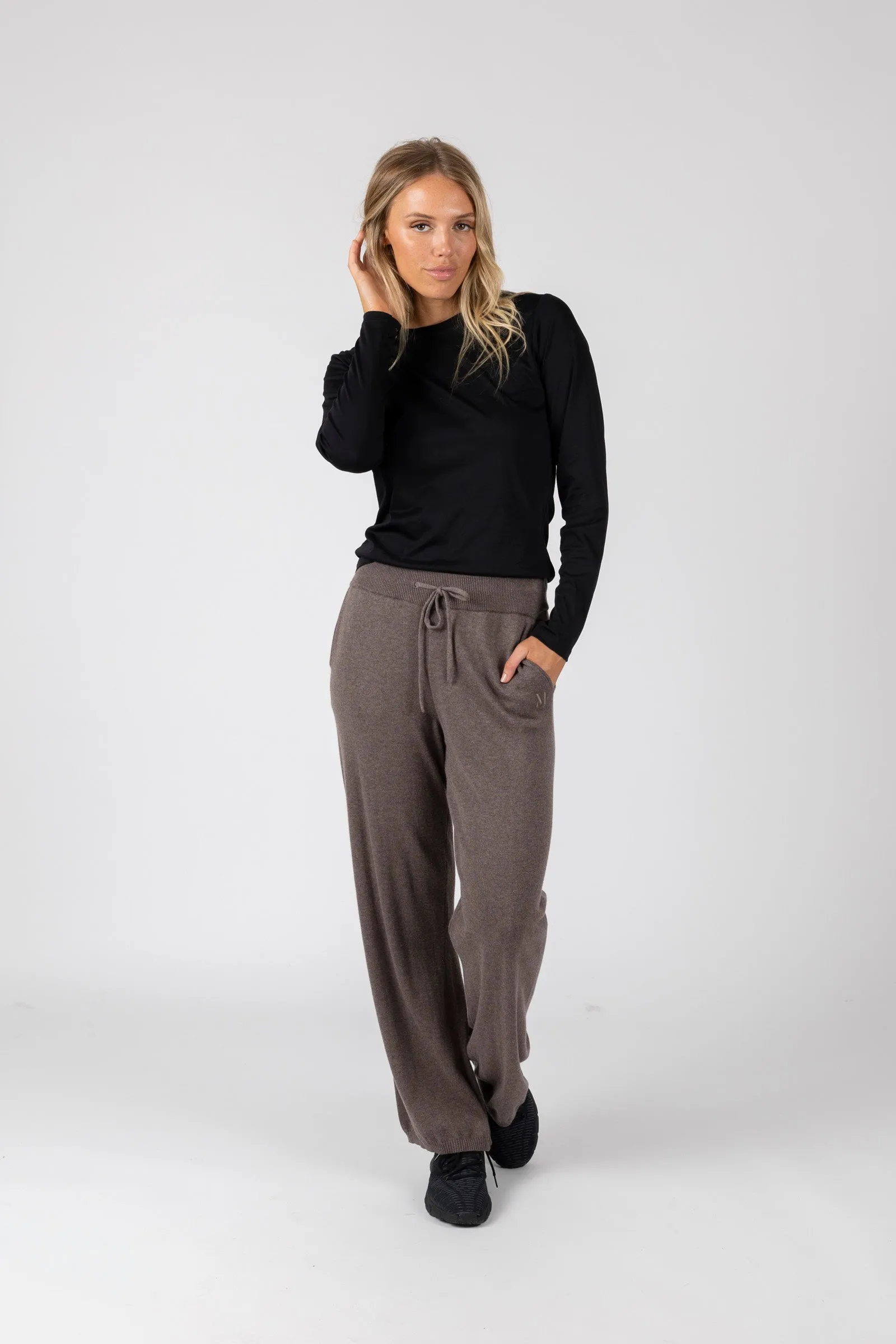 Madison Knit Pant - Ash