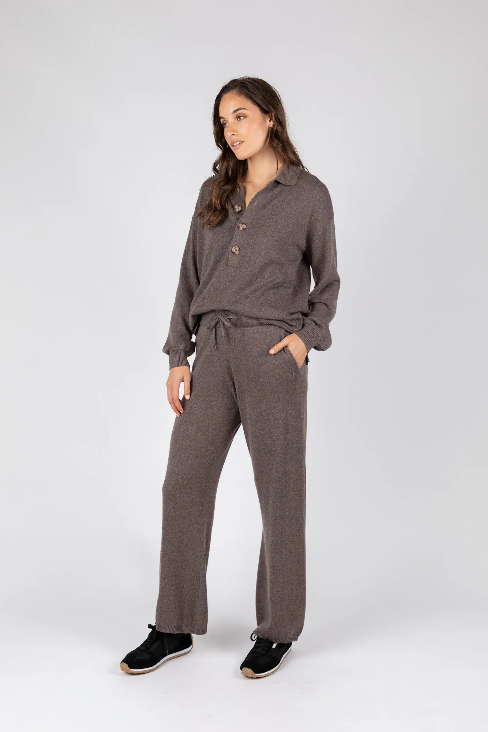 Madison Knit Pant - Ash