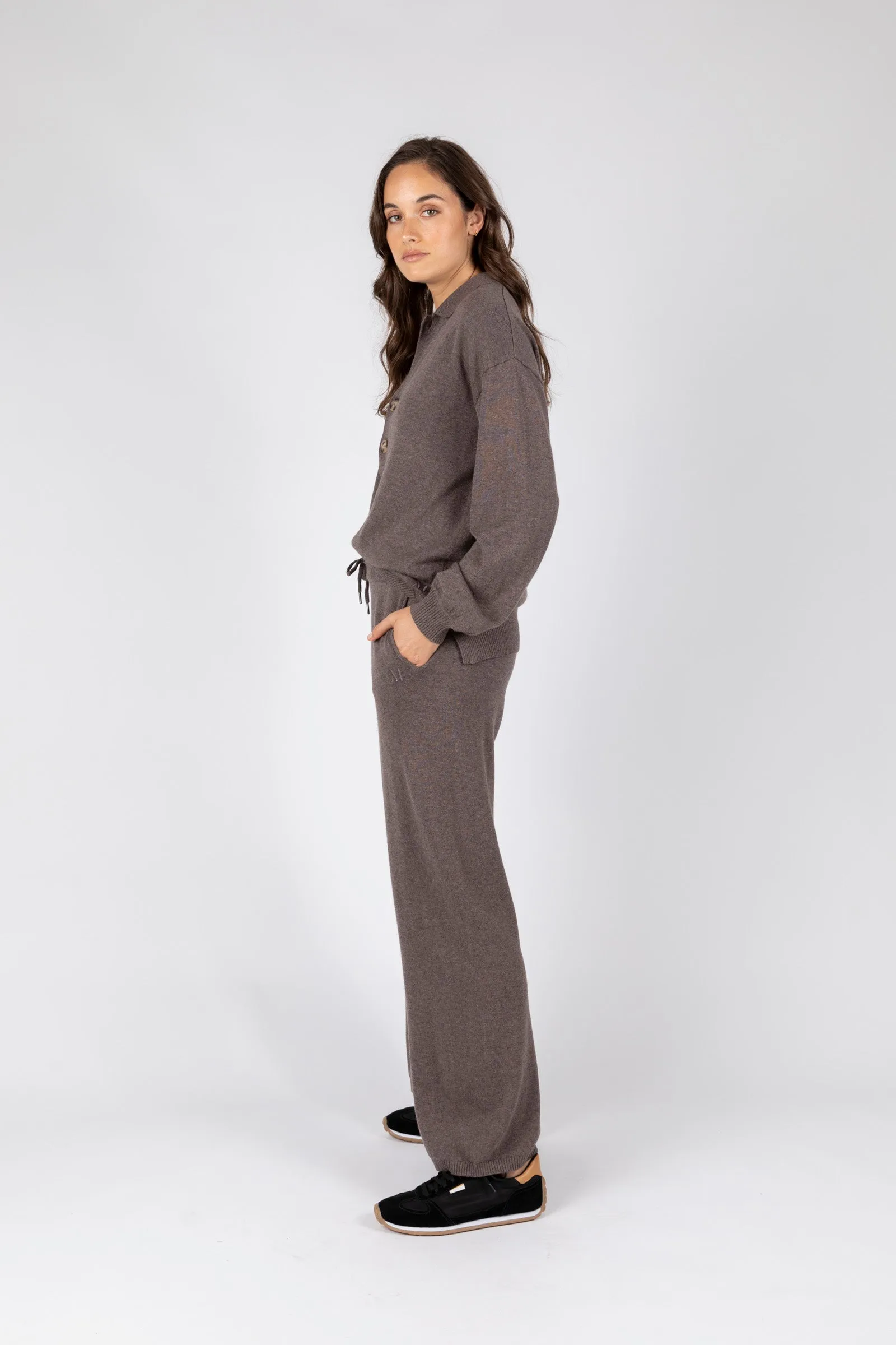 Madison Knit Pant - Ash