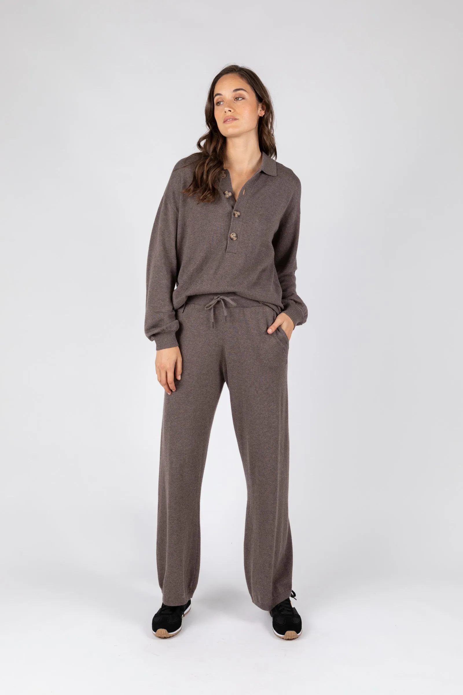 Madison Knit Pant - Ash