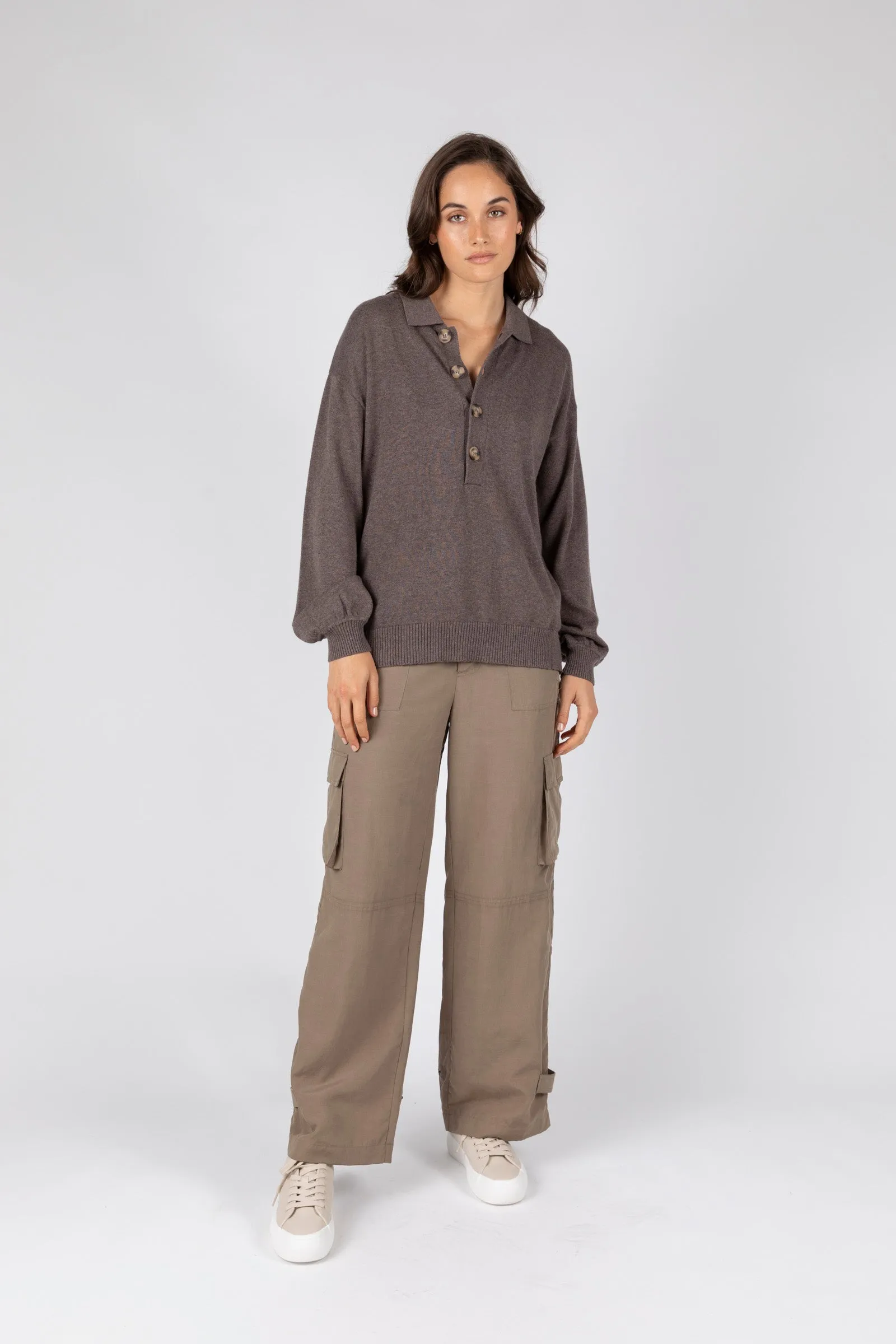 Madison Knit Sweat - Ash