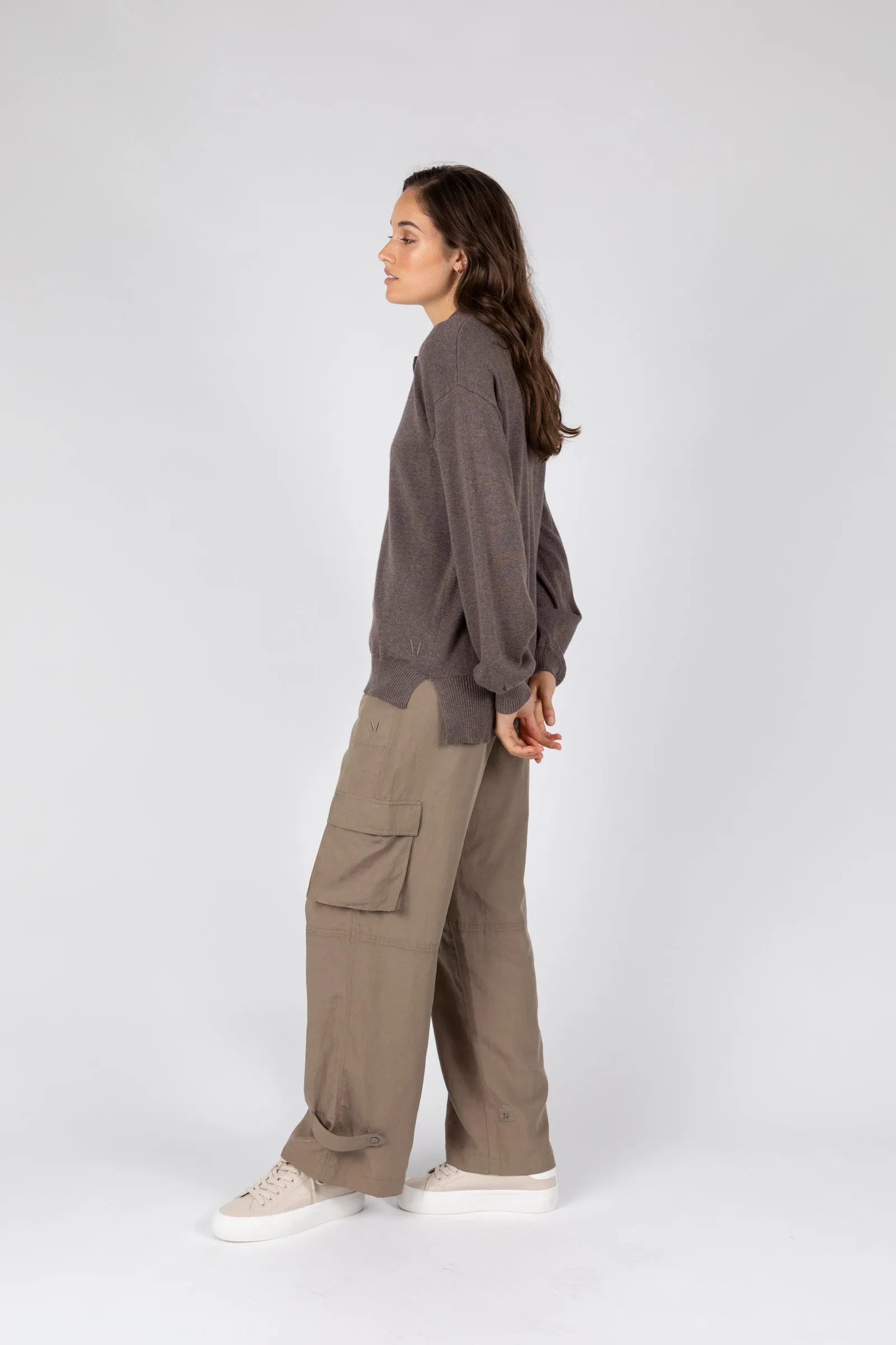 Madison Knit Sweat - Ash