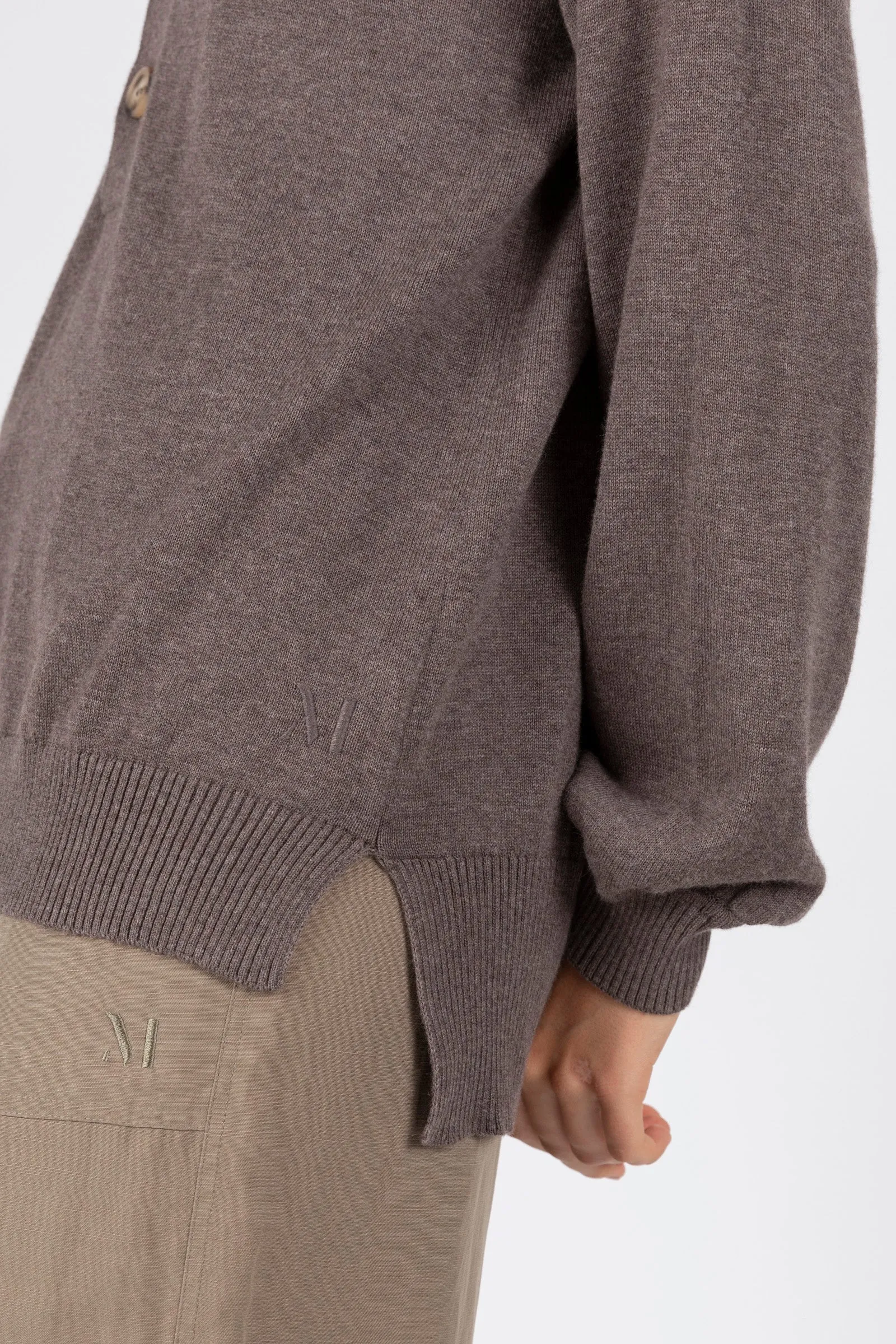 Madison Knit Sweat - Ash