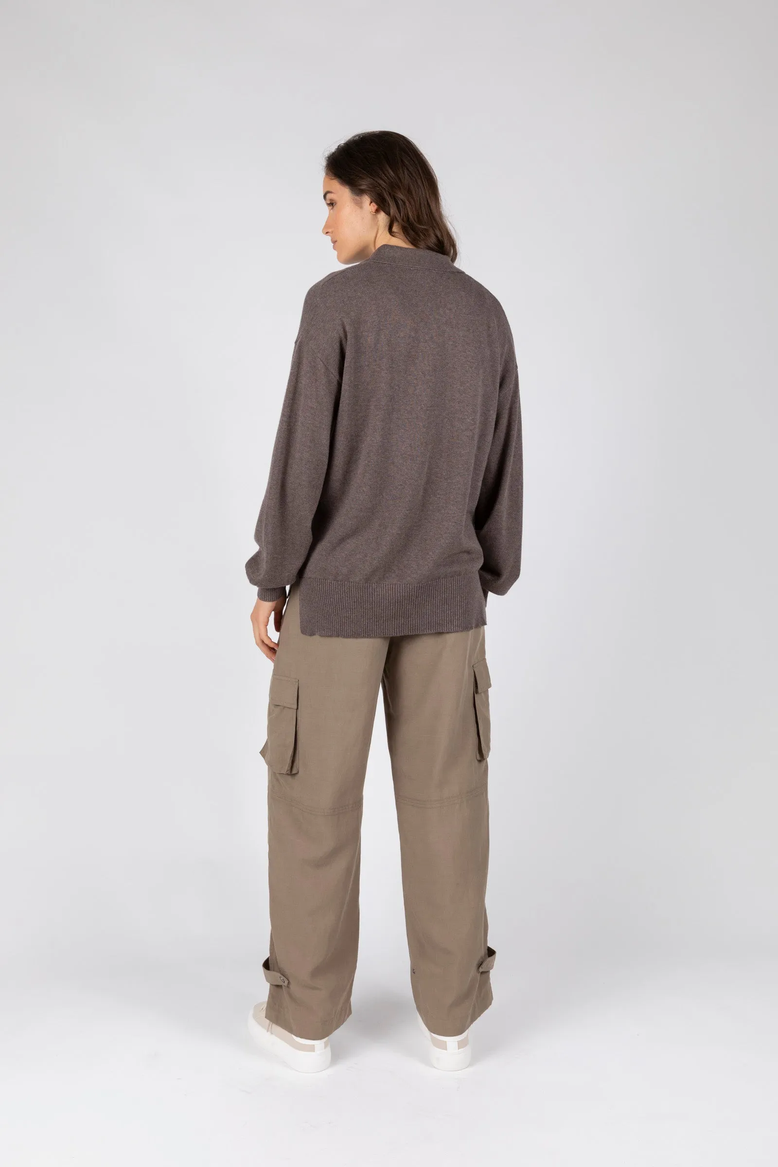 Madison Knit Sweat - Ash