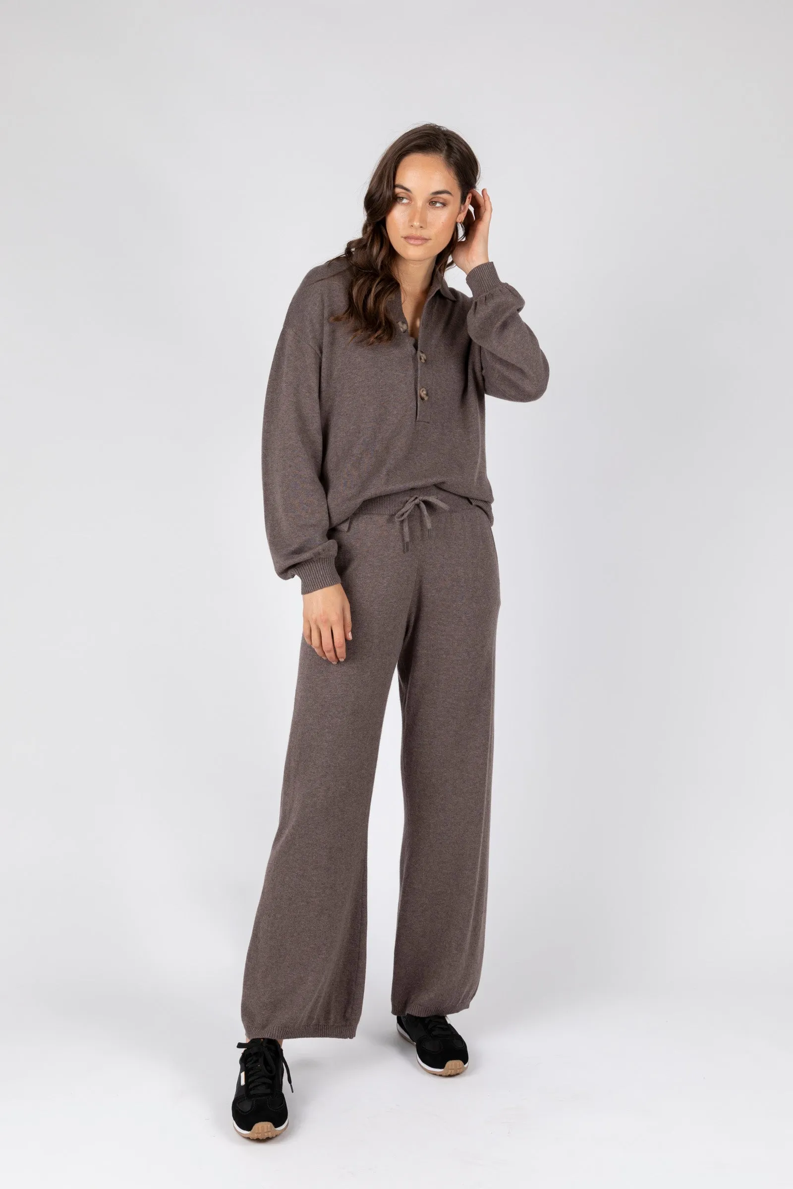Madison Knit Sweat - Ash