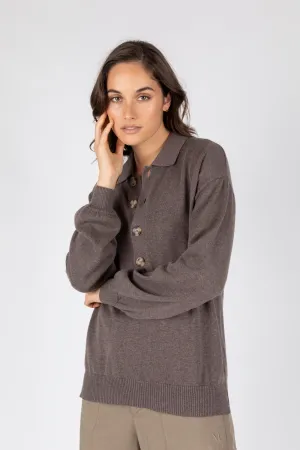 Madison Knit Sweat - Ash
