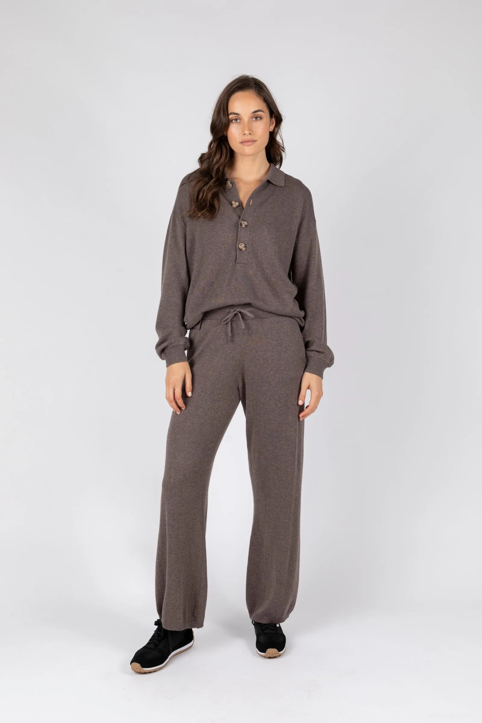 Madison Knit Sweat - Ash