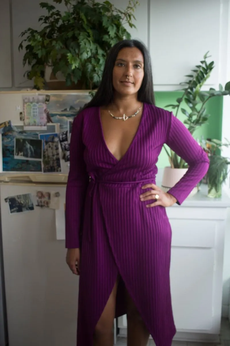 Marigold Vera Dress (Purple)