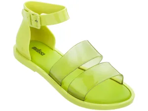 Melissa Model Flat Strappy Yellow Sandal For Women