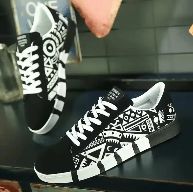 Men’s Fashion Platform Sneakers – Casual Vulcanized Shoes for Spring & Winter