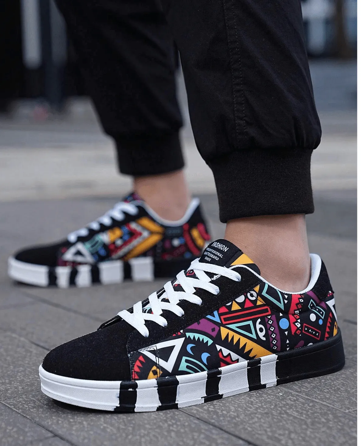 Men’s Fashion Platform Sneakers – Casual Vulcanized Shoes for Spring & Winter
