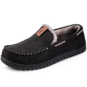 Men's Faux Suede Moccasin Slippers