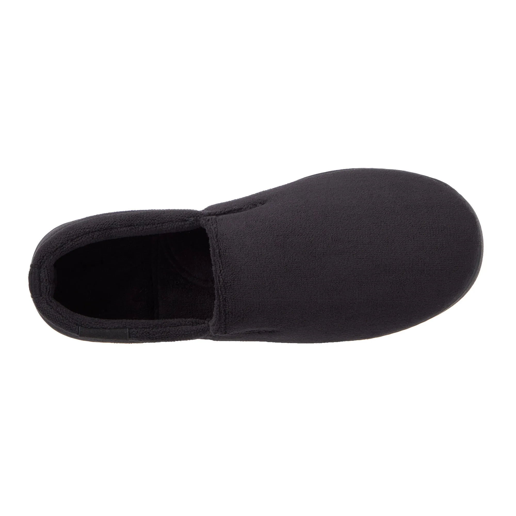 Men's Microterry Jake Closed Back Slipper with Gel Infused Memory Foam