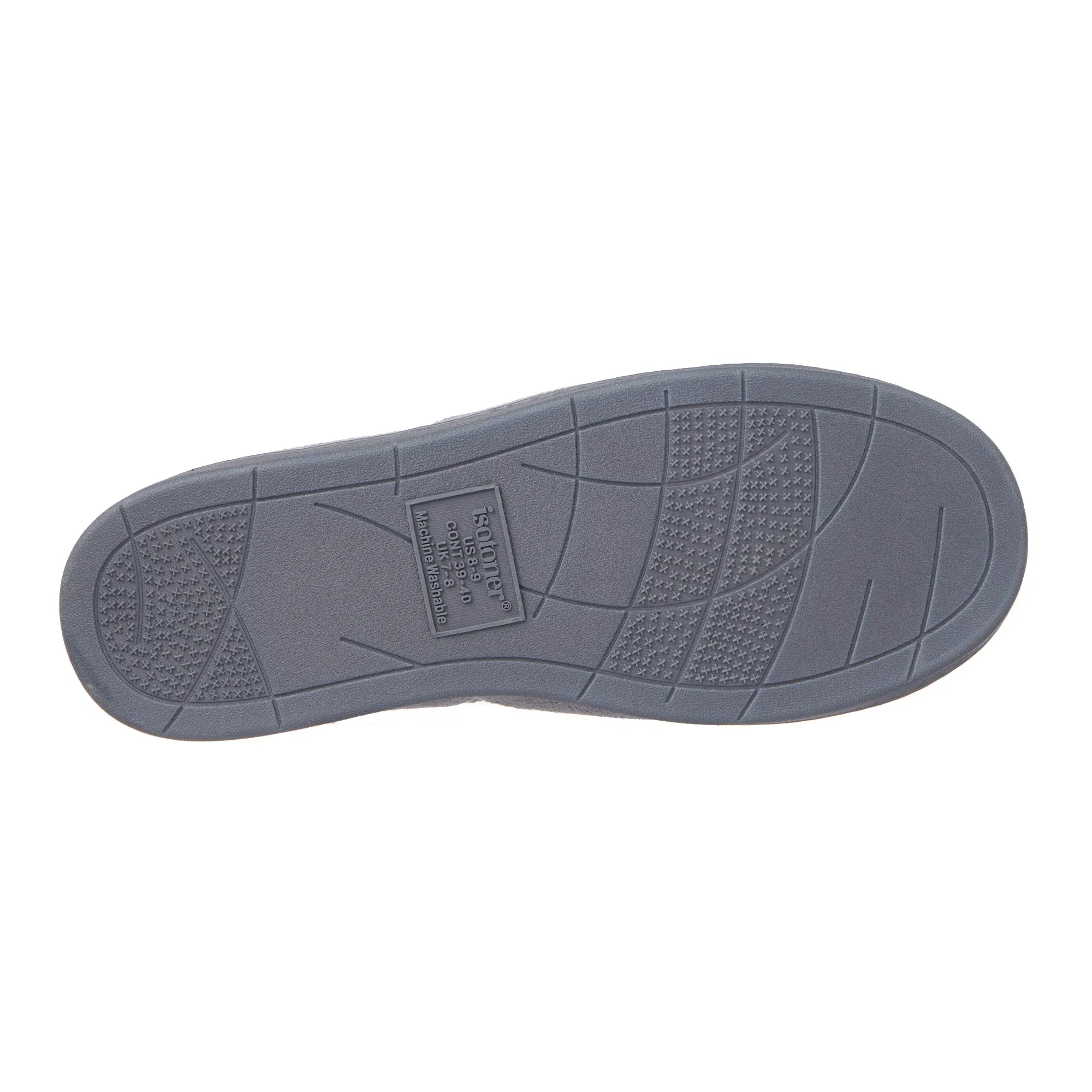 Men's Microterry Jake Closed Back Slipper with Gel Infused Memory Foam