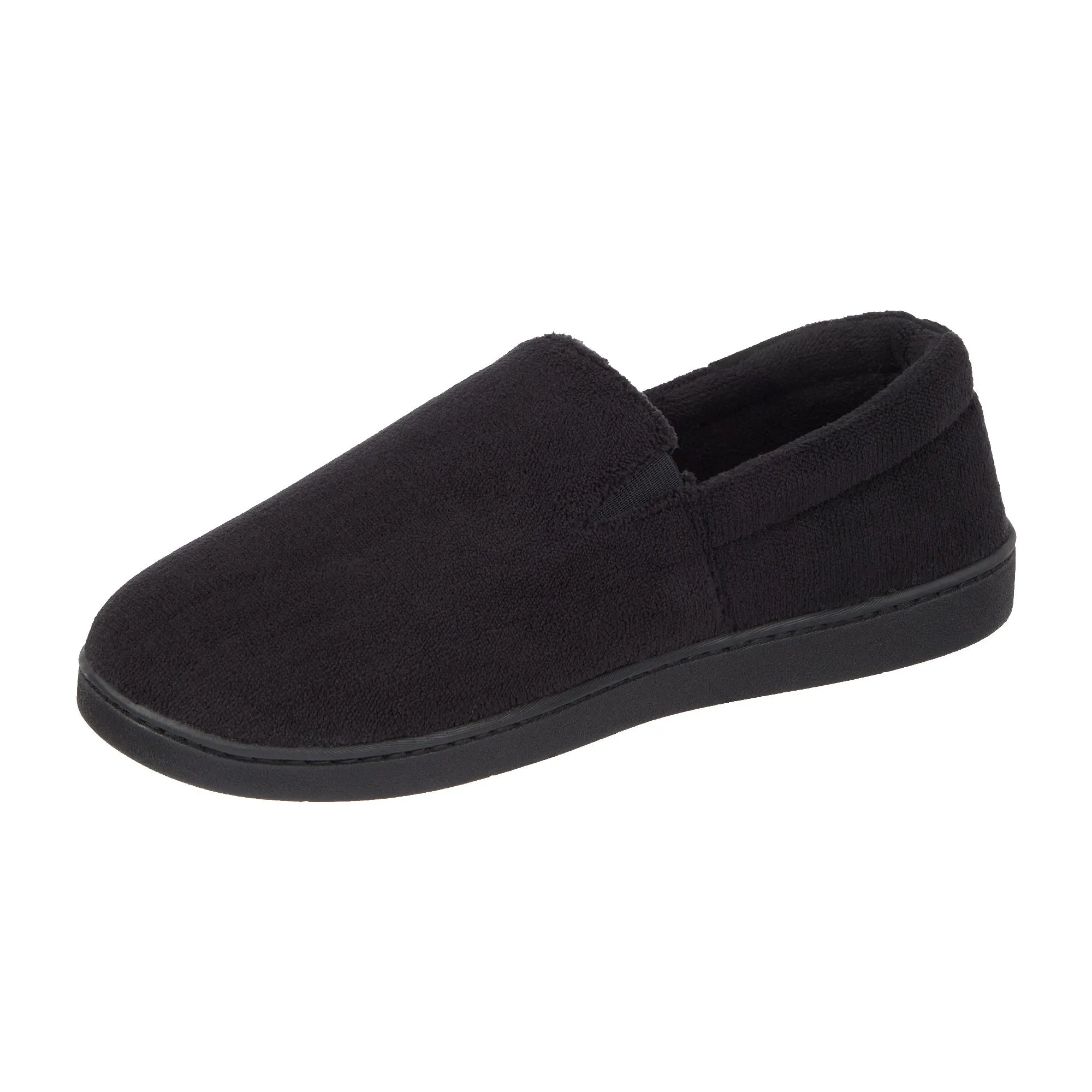Men's Microterry Jake Closed Back Slipper with Gel Infused Memory Foam