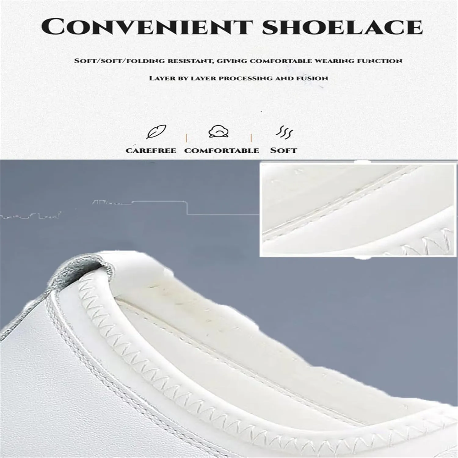 Men's Premium Leather Soft Loafers Slip on Shoes,Casual Fashion Business Office Formal Driving Shoes for Men