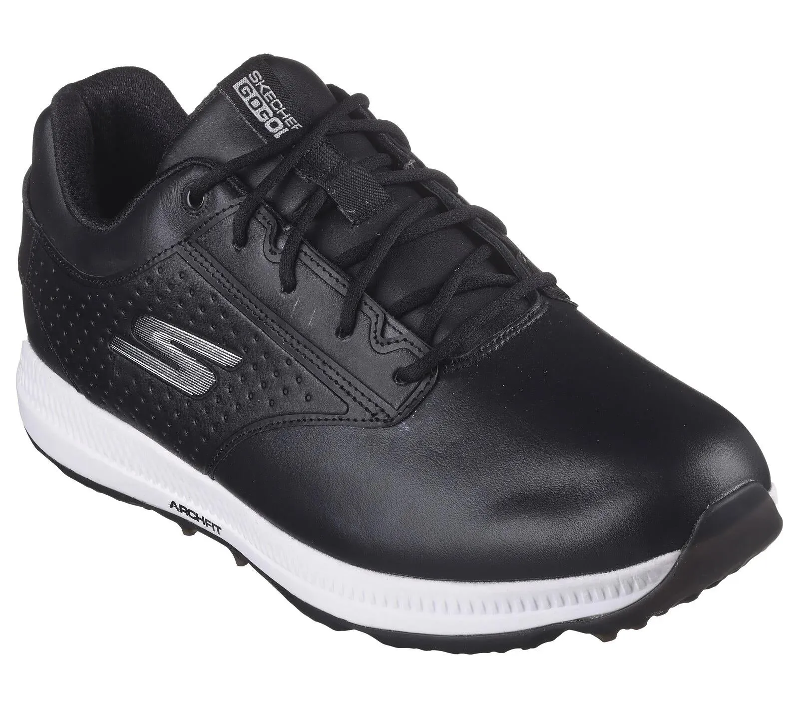 Men's Wide Fit Skechers 214043 Go Golf Elite 5 Legend Golf Waterproof Trainers