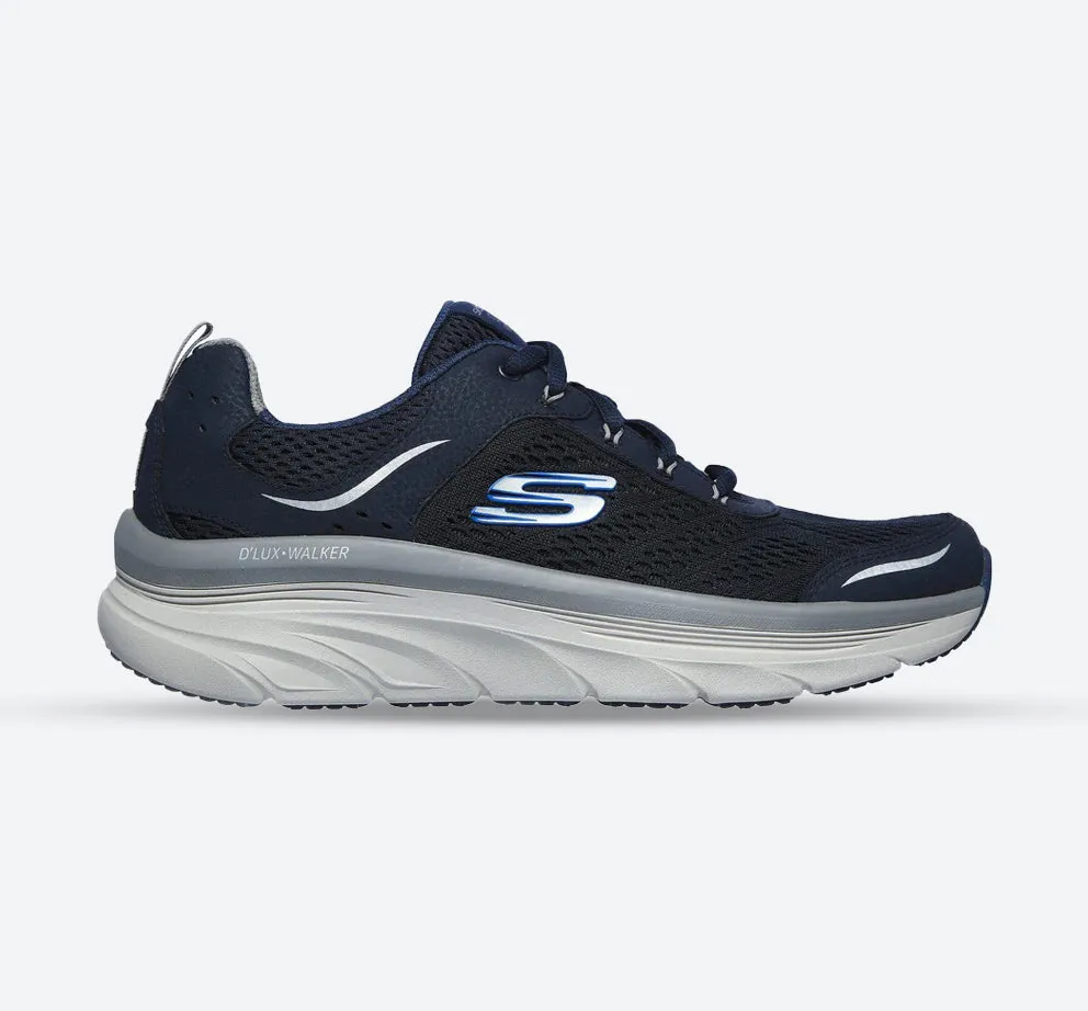 Men's Wide Fit Skechers 232044 D'lux Walker Walking Trainers