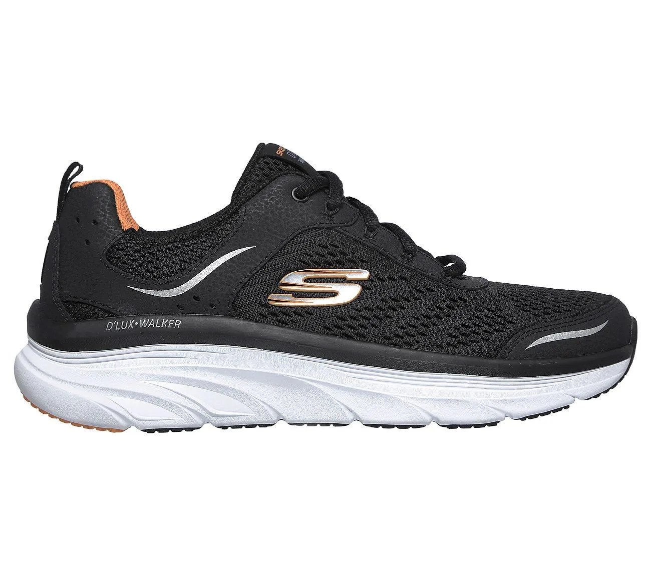 Men's Wide Fit Skechers 232044 D'lux Walker Walking Trainers