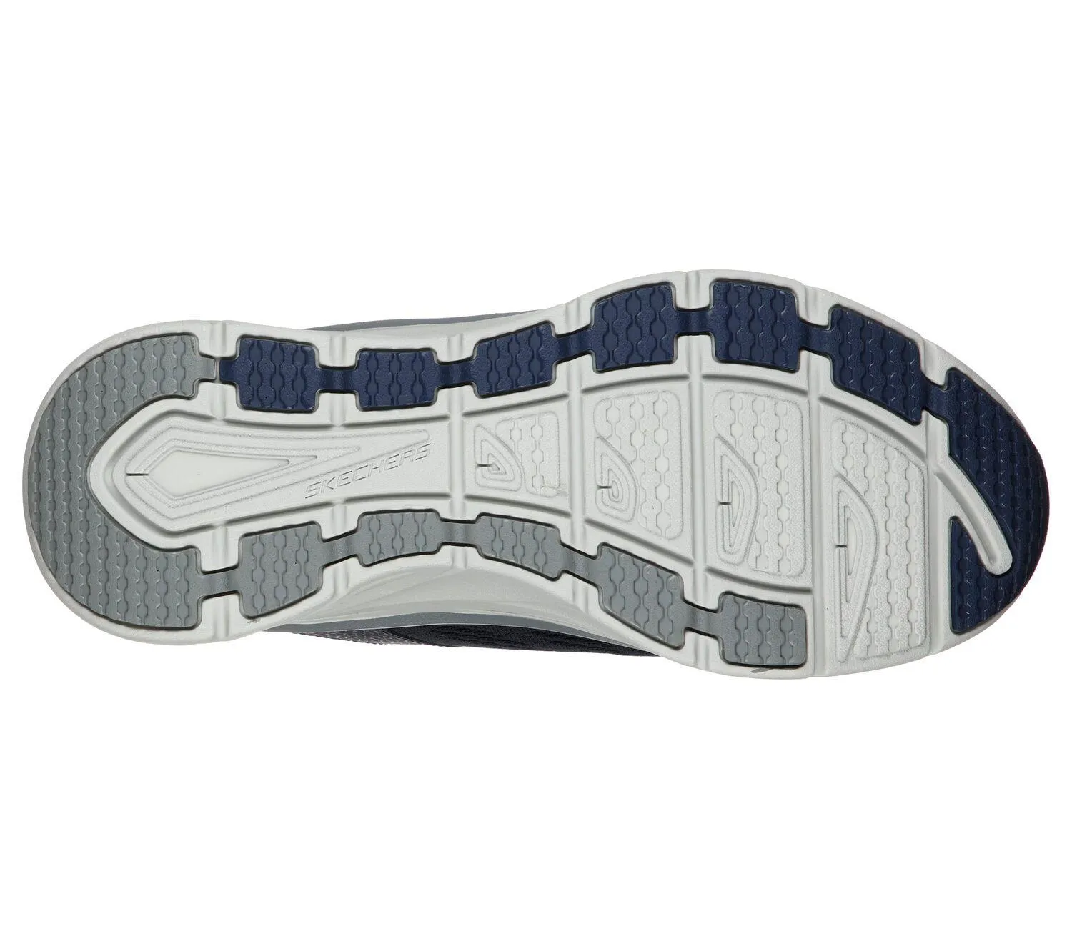 Men's Wide Fit Skechers 232044 D'lux Walker Walking Trainers