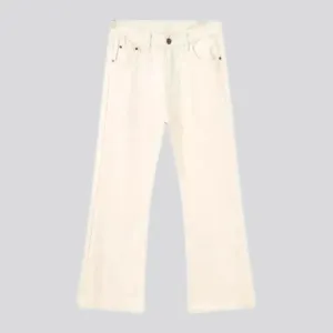 Mid-waist bootcut men's jeans