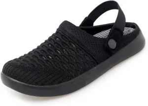 Mules Clogs for Women Orthopedic Air Cushion Platform Mesh Mules Breathable Slip-On Sandals Lightweight Walking Shoes Slippers Sandal Outdoor Slippers
