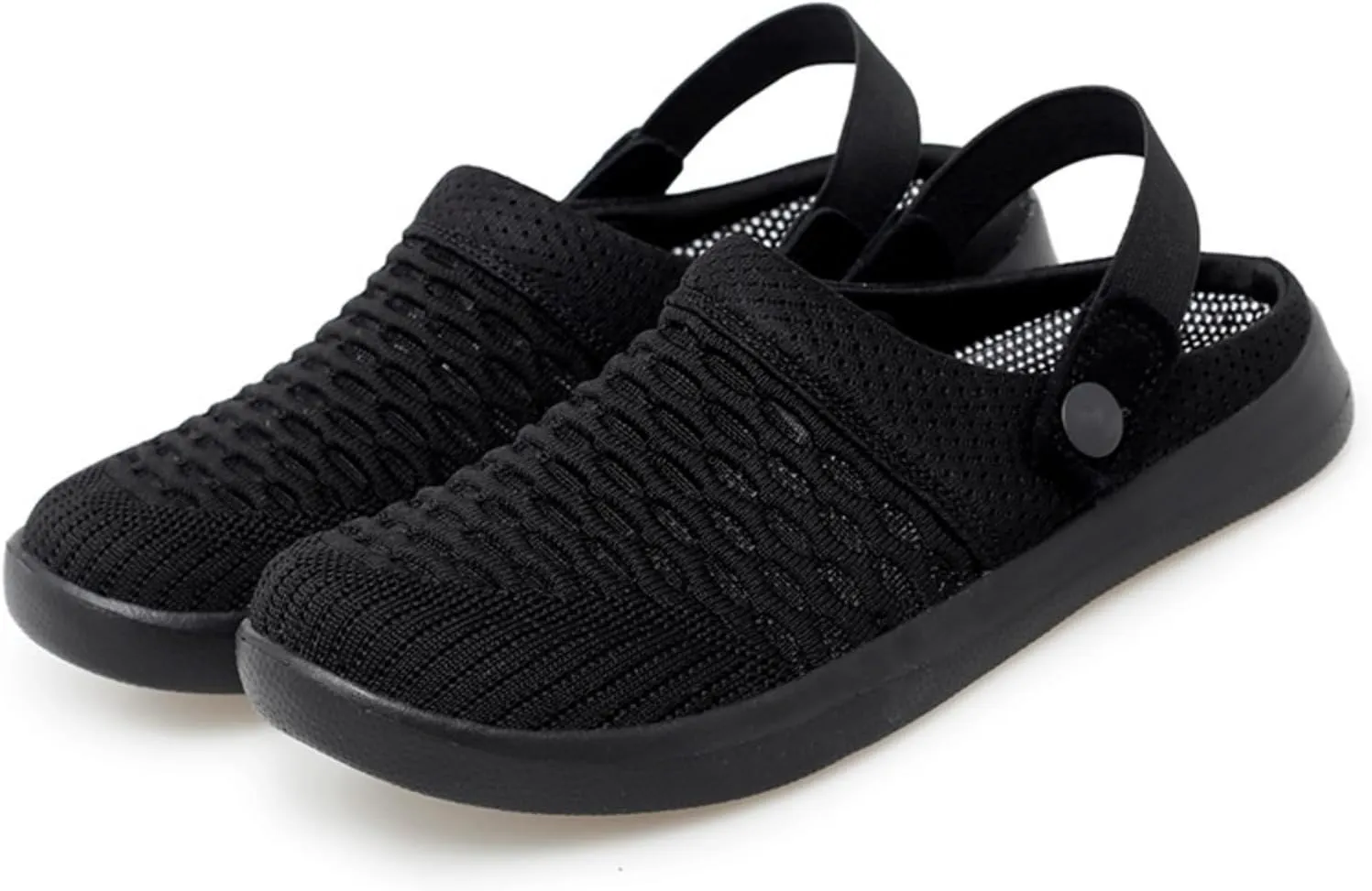 Mules Clogs for Women Orthopedic Air Cushion Platform Mesh Mules Breathable Slip-On Sandals Lightweight Walking Shoes Slippers Sandal Outdoor Slippers