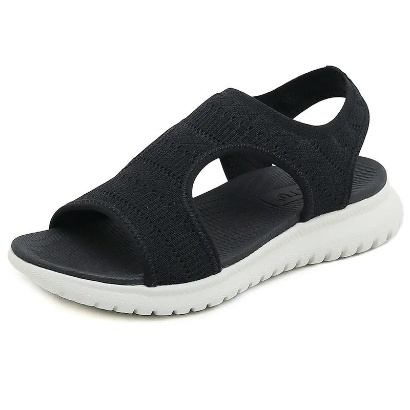 Nanccy Women's Simple Lightweight Sports Wedge Heel Comfortable Sandals