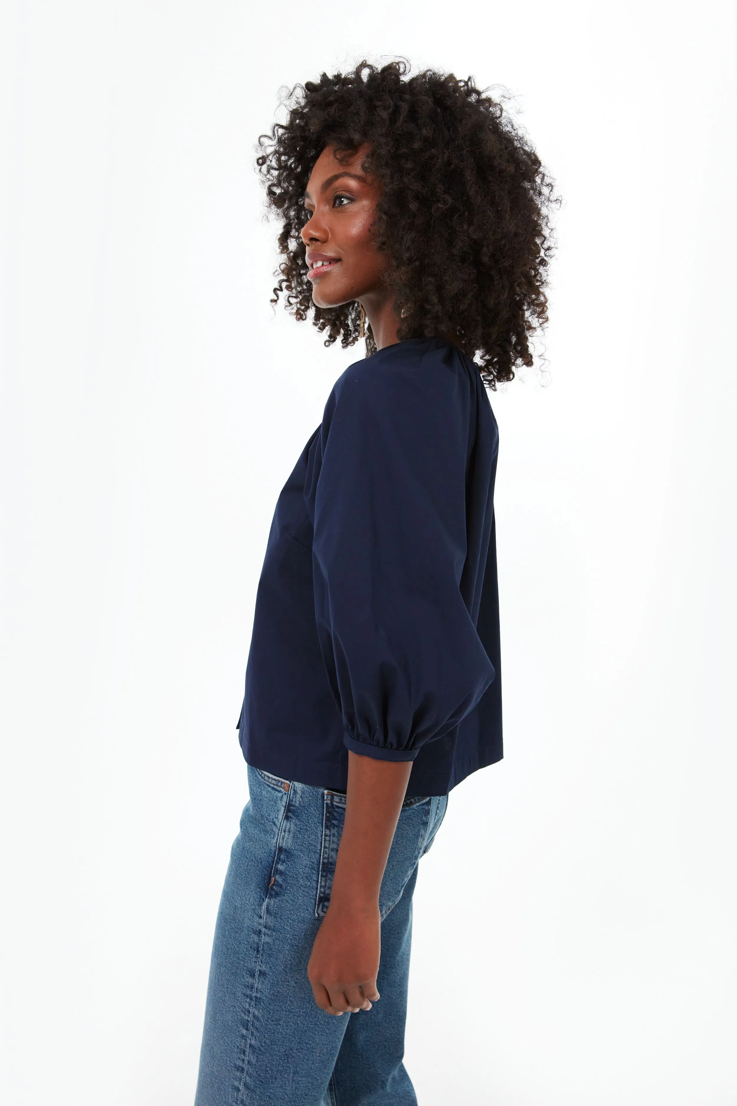 Navy New Dill Top