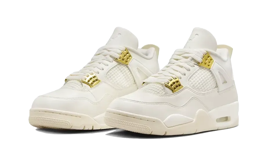 Nike Air Jordan 4 Sail Metallic Gold