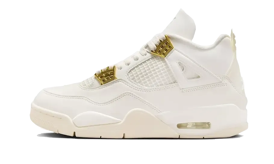 Nike Air Jordan 4 Sail Metallic Gold