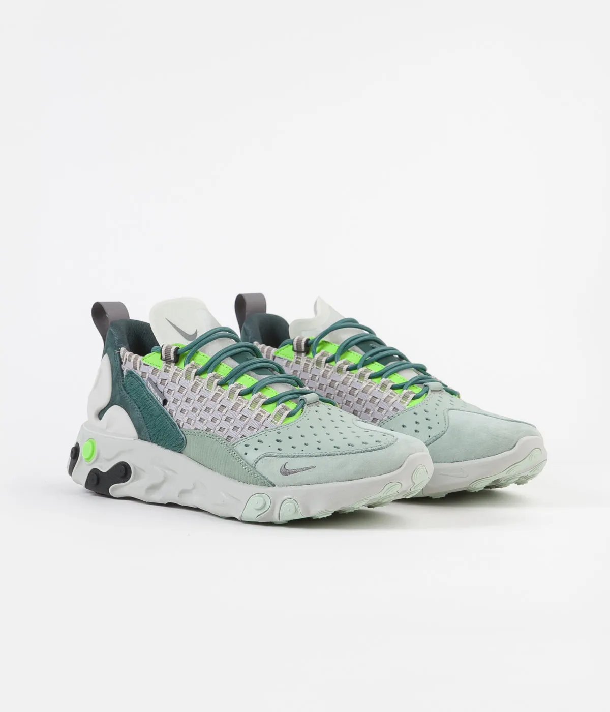 Nike React Sertu Shoes - Faded Spruce / Gunsmoke - Bicoastal