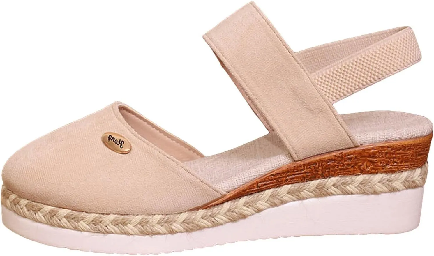 Orthopedic Wedge Sandals for Women Summer Dressy 2025 Closed Toe Wedges Espadrilles Platform Slingback Sandal Comfortable Slip On Casual Shoes