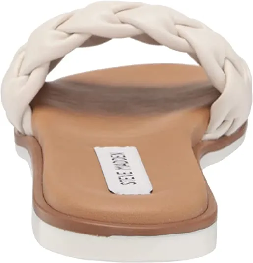 Paislee Slide Sandals in Bone