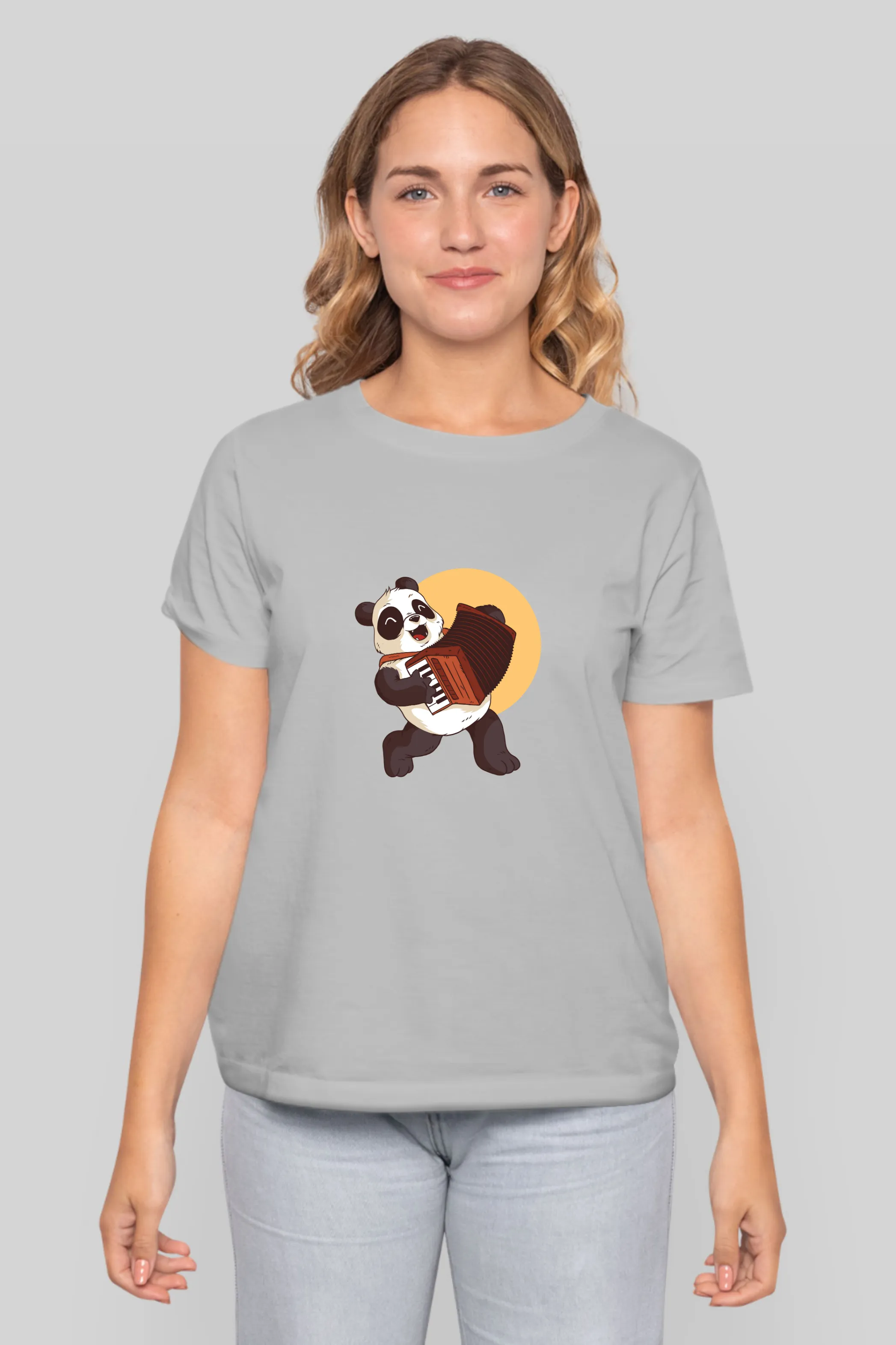 Panda Melody Printed T-shirt for women
