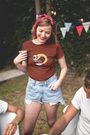 Panda Melody Printed T-shirt for women