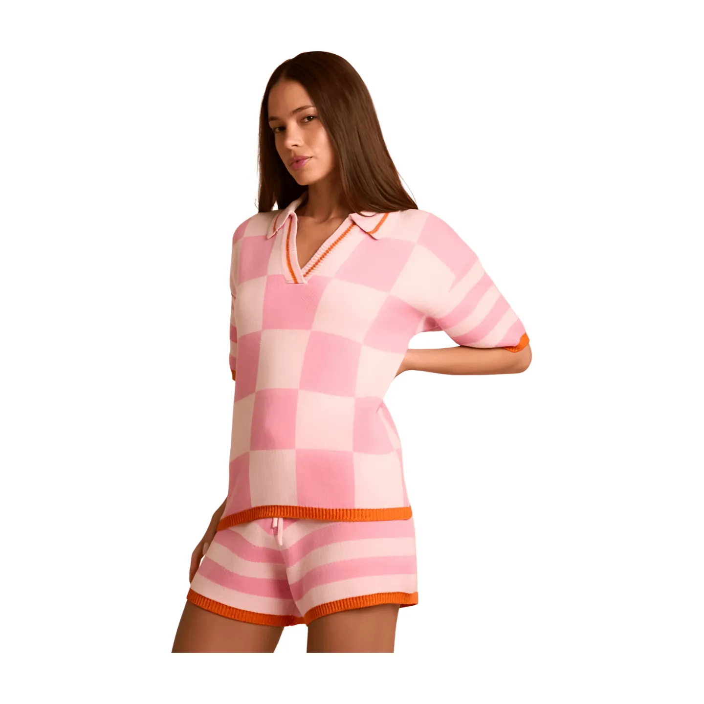 Pastel Perfection Knit Set – Pink