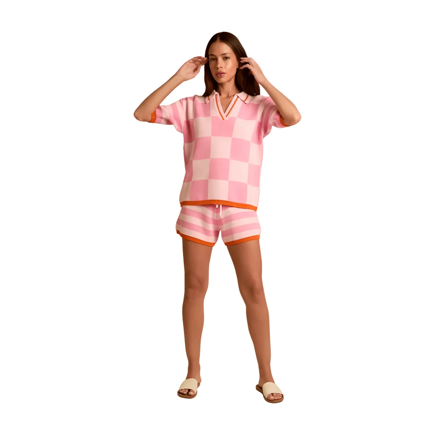 Pastel Perfection Knit Set – Pink