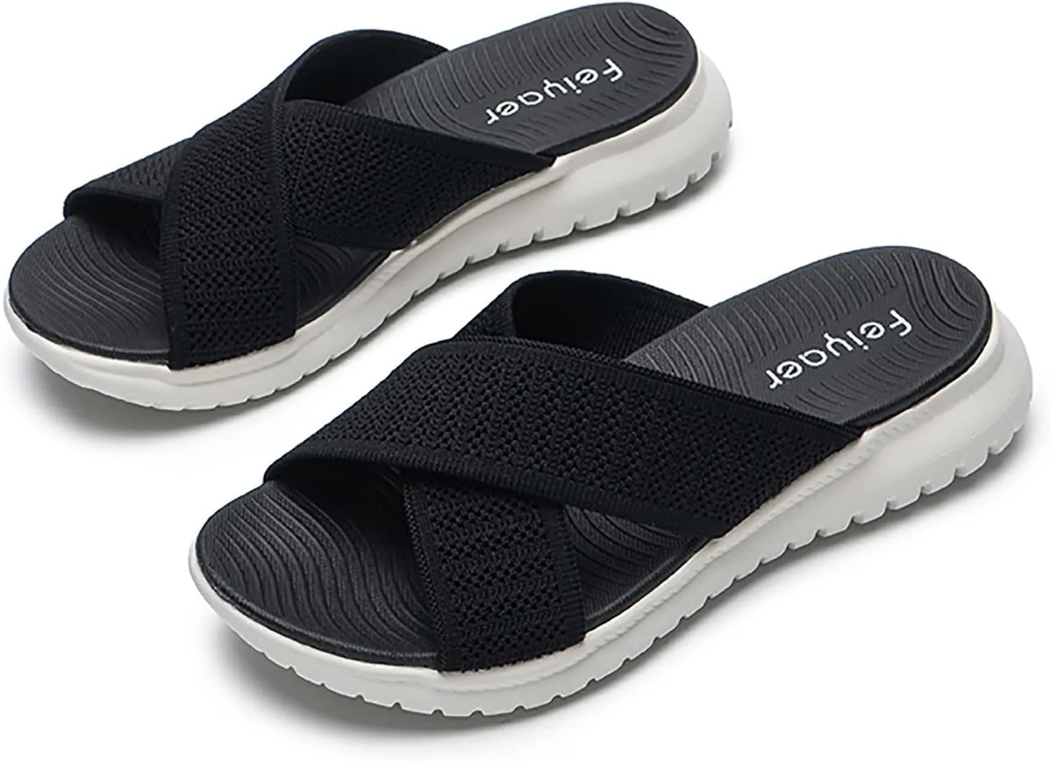 Plantar Fasciitis Slippers Women Sandal Heel Pain Summer Sandals for Women 2024 Comfort Sandals Woman Womens Tennis Shoes Size 11 Orthopedic Womens Summer Sandals Spring Sandals for Women 2024