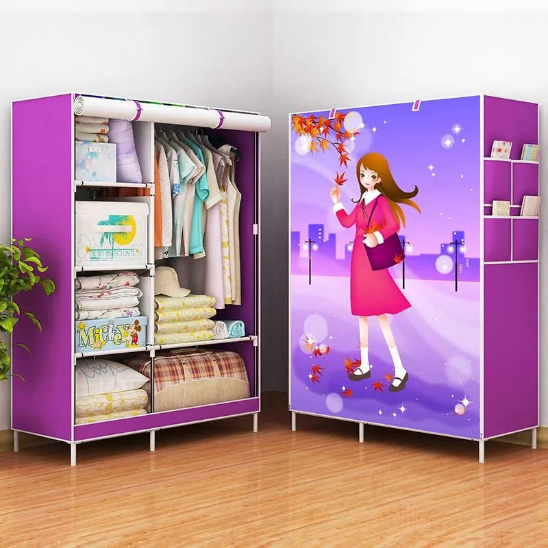 Portable Fabric Wardrobe – Easy Assembly Closet for Dorms, Rental Rooms, and Bedrooms