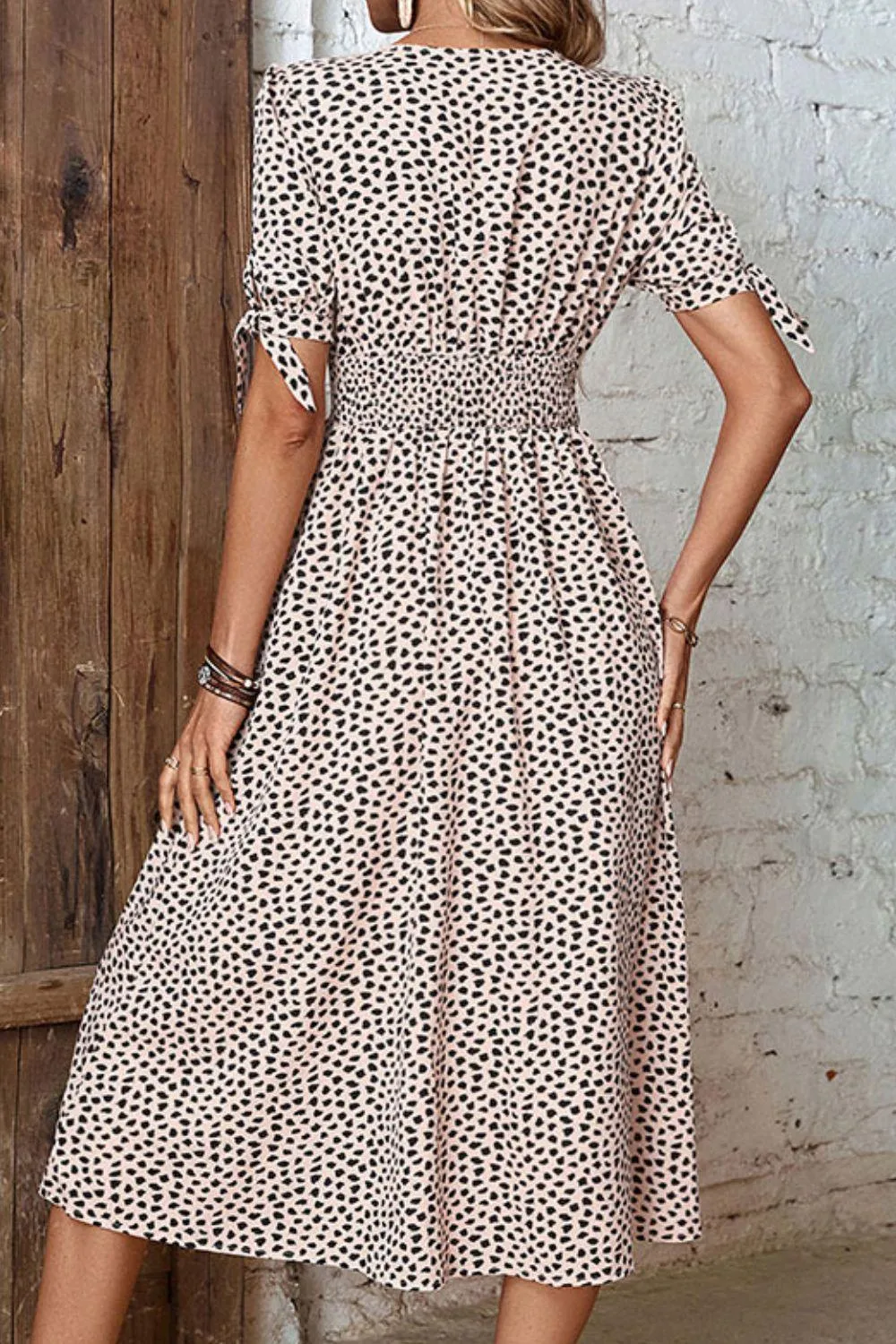 Prefect Vacation Animal Print Midi Dress