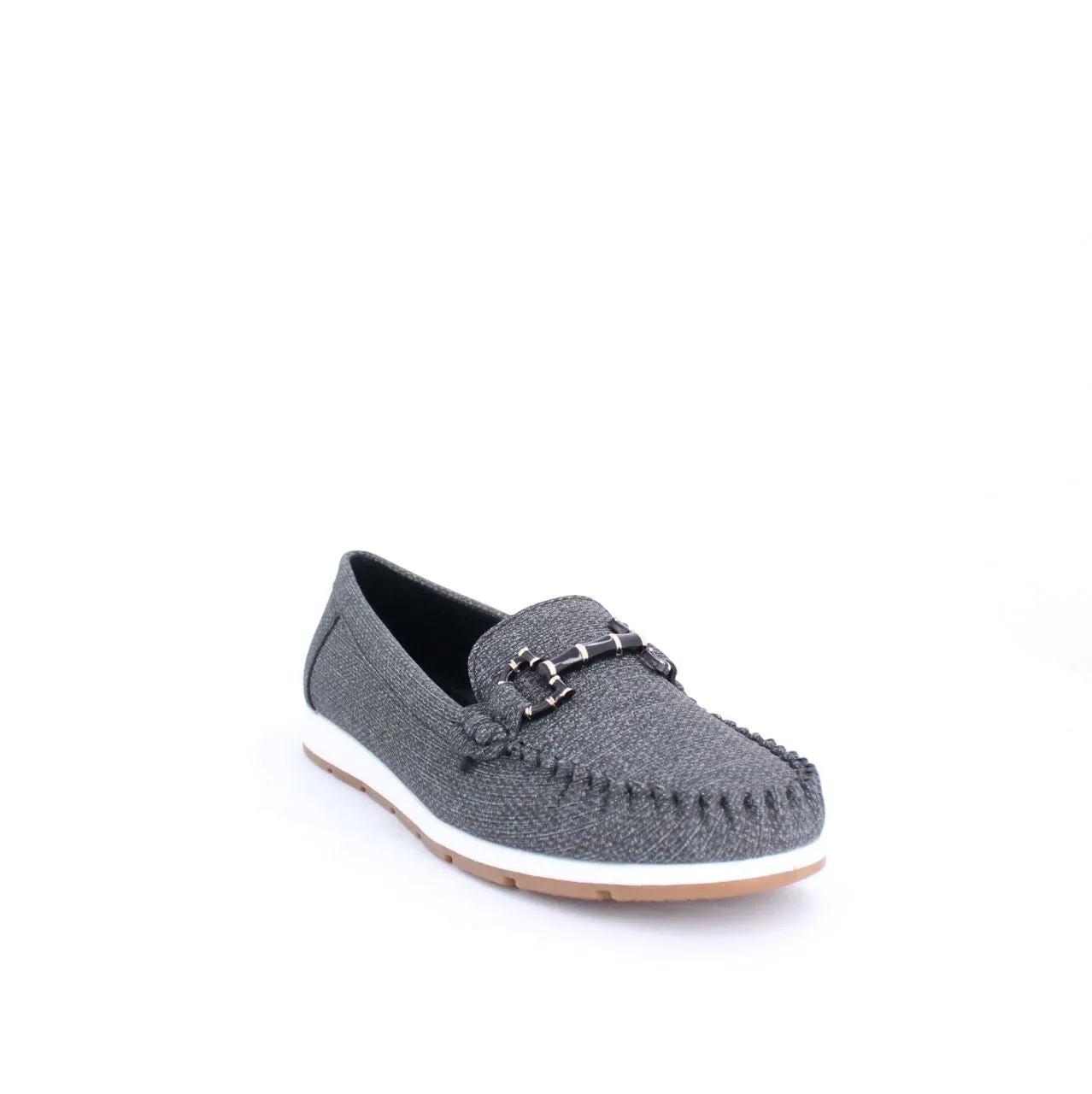 RAFFIA MOCCASINS-FLAT-BLACK