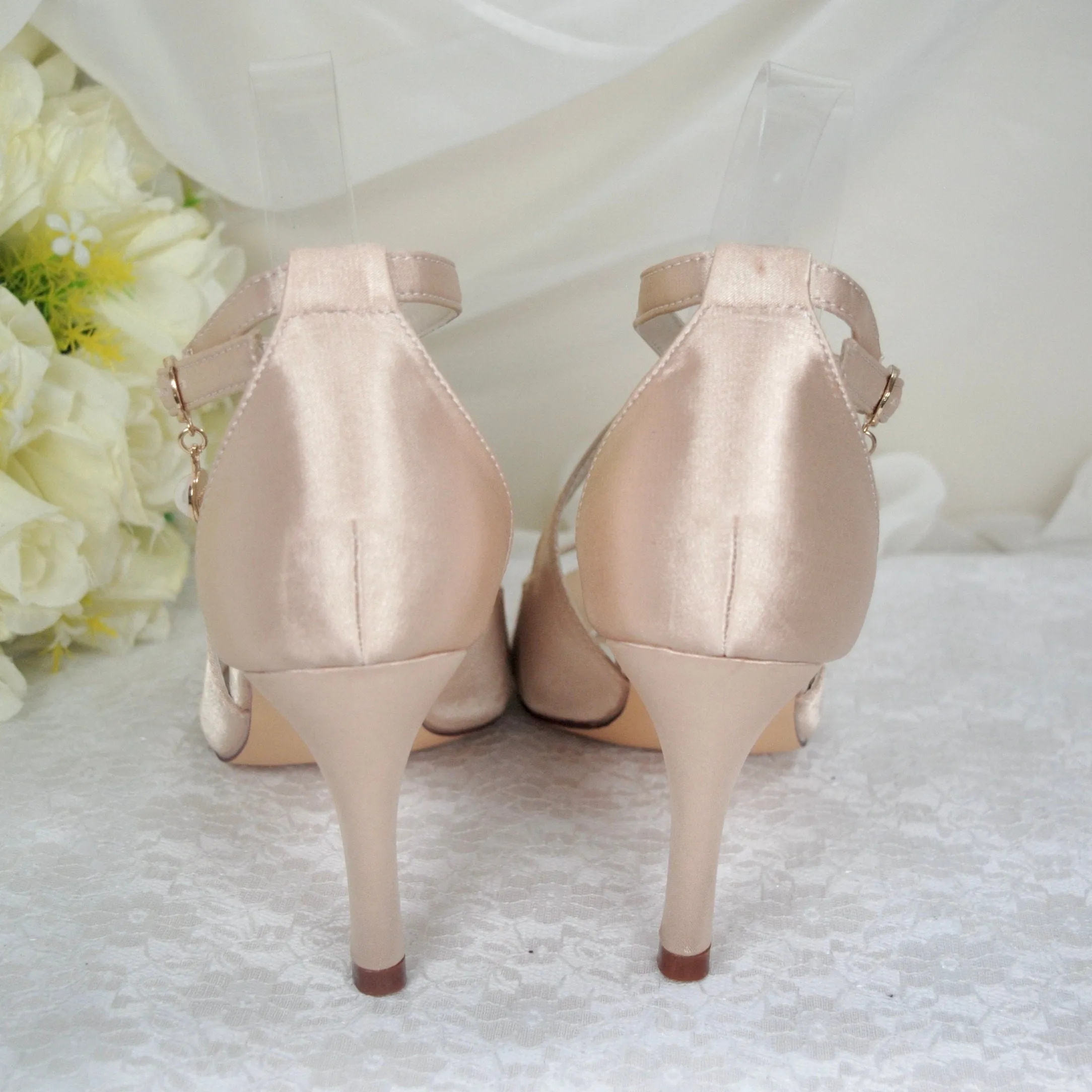 Satin Sandals | Custom Colours | 3 inch Heel