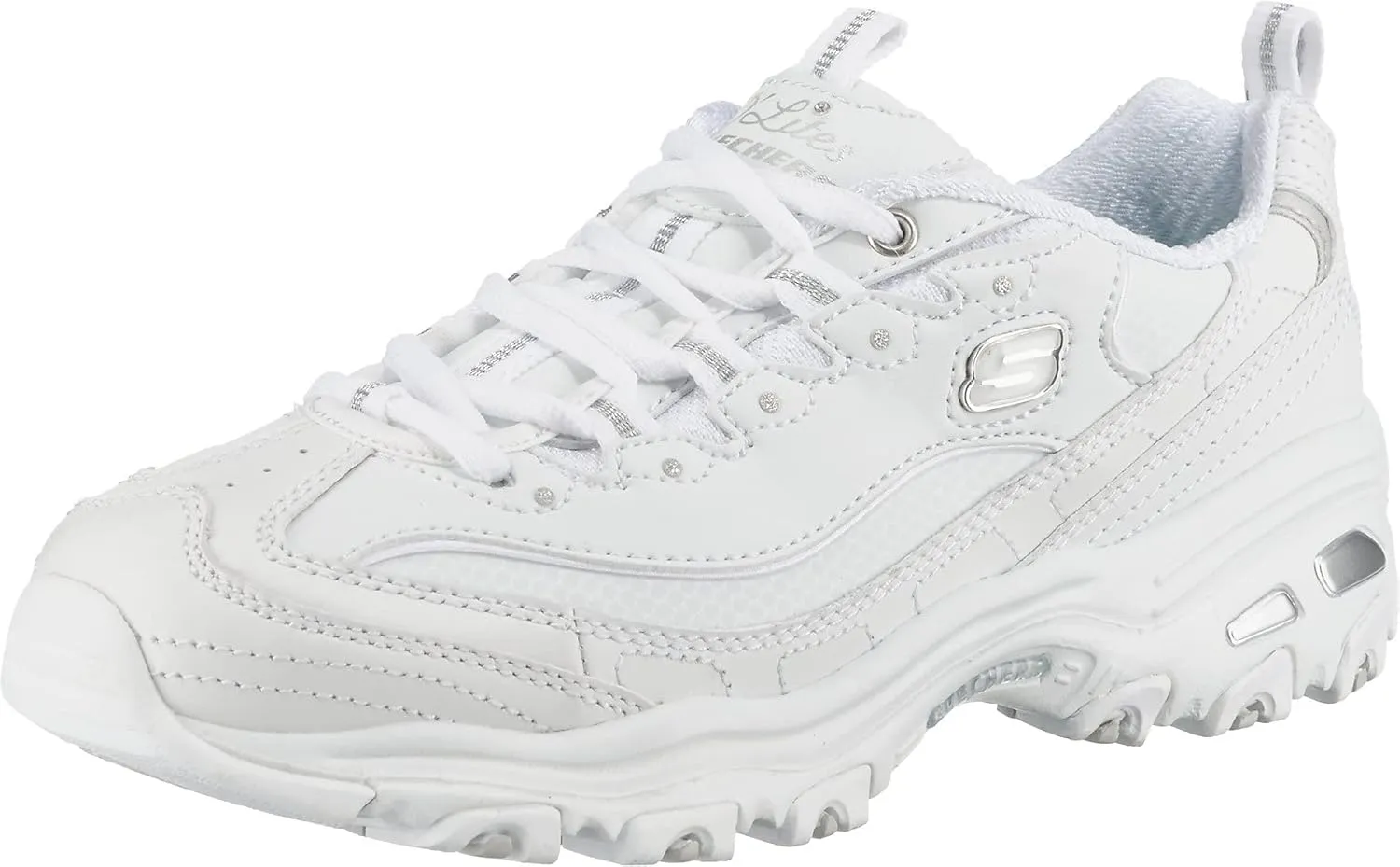 Skechers Women's D'Lites Fresh Start Memory Foam Lace-Up Sneaker