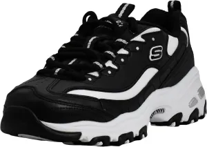 Skechers Women's D'Lites Fresh Start Memory Foam Lace-Up Sneaker