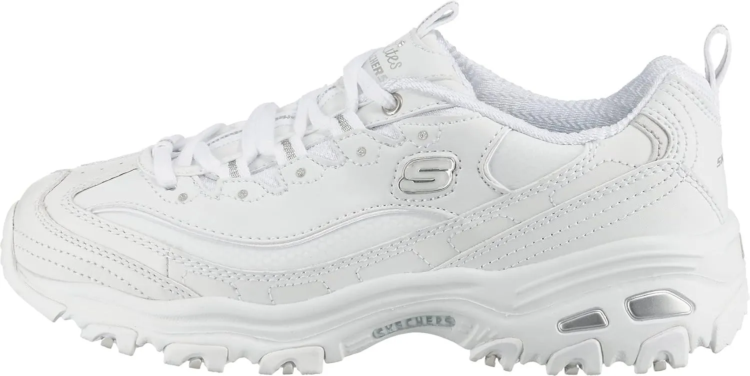 Skechers Women's D'Lites Fresh Start Memory Foam Lace-Up Sneaker